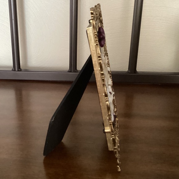 Crafted button Christmas tree in frame - Picture 3 of 5